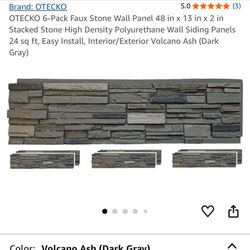 Faux Stone Panels 1 Box 6 Panels