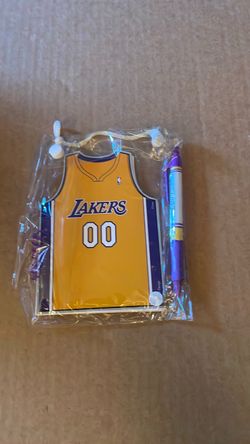 LA Lakers NBA Jersey Notepad and Pen Set