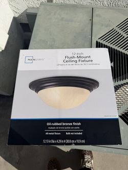12-Inch Flush-Mount Ceiling Fixture