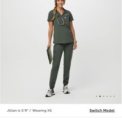 Figs Scrub Set In Limited Edition Color Moss