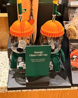 Snoopy Starbucks cup