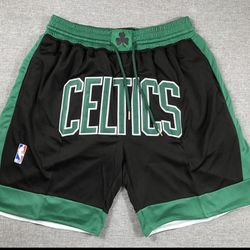 Celtics Just Don Shorts Size XL