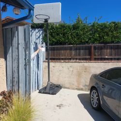Basketball Hoop With New Net