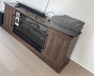 Tv stand With Electric Fireplace
