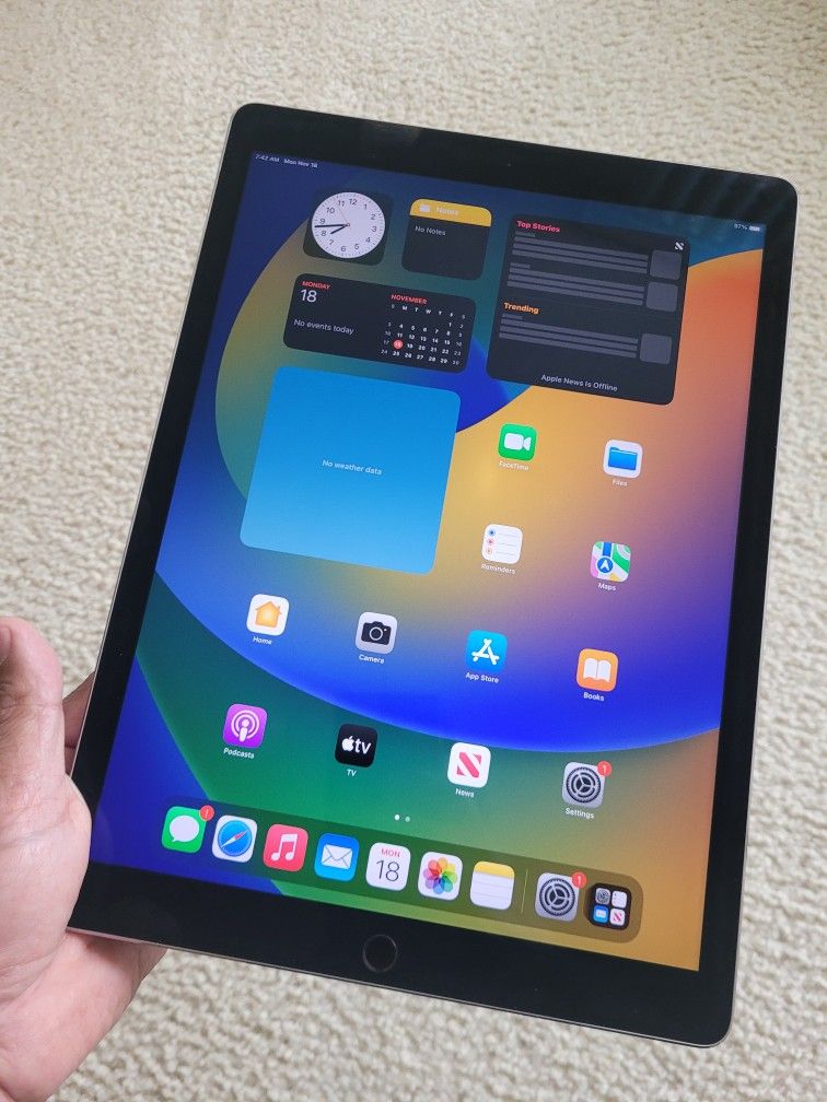 APPLE IPAD PRO 13" 1ST GEN UNLOCKED WIFI ONLY 128GB WORKING GREAT