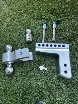 Adjustable Drop Hitch Ball Mount Kit