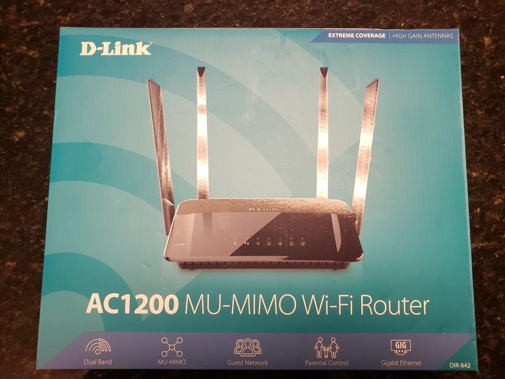 D-Link AC1200 Wifi Router – Smart Dual Band