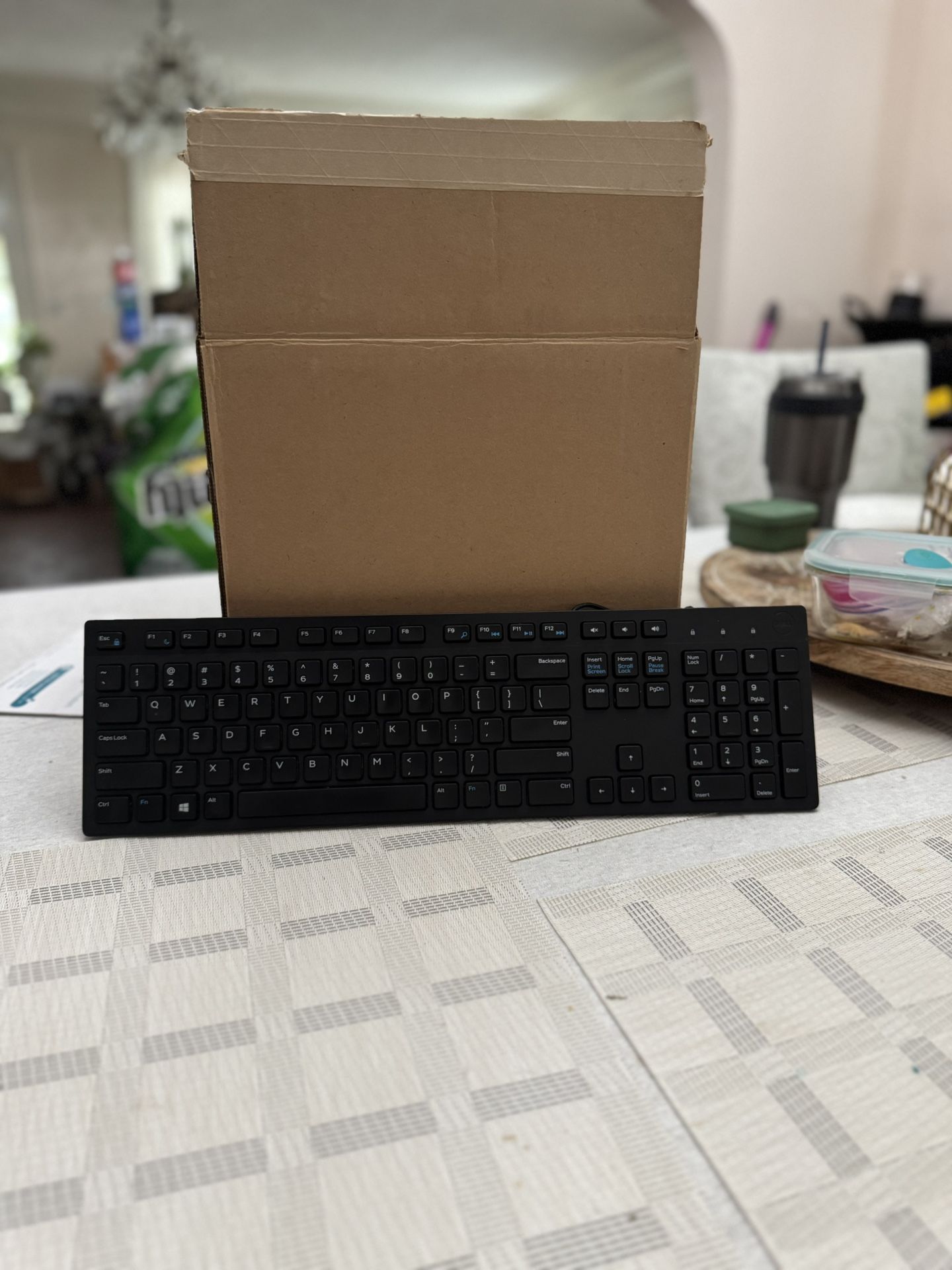 Dell Wired Keyboard - Black KB216