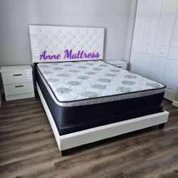 NEW QUEEN PILLOW TOP MATTRESS AND BOX SPRING