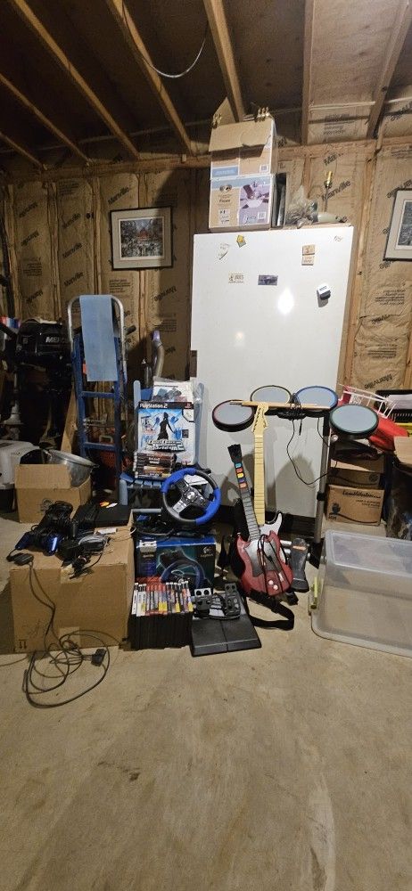 Wii Console And Ps2 Slim Console
