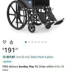 Brand New Medline Wheelchair 