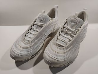 Nike Air Max 97 White shoes, men's seven, women's 8.5