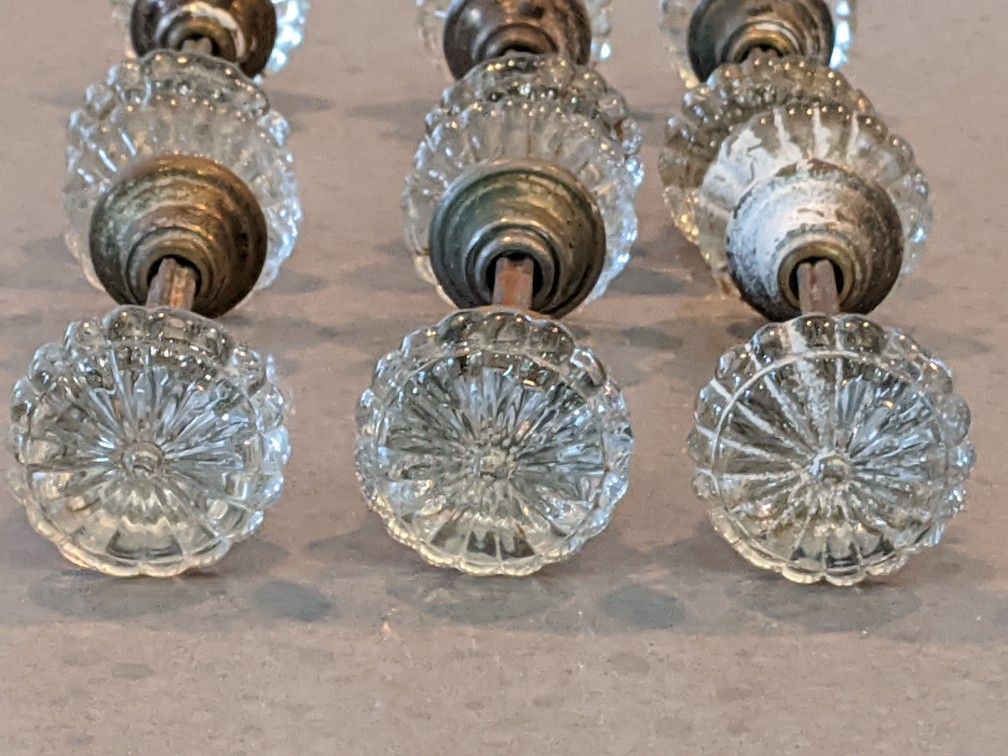 Vintage Glass Door Knobs