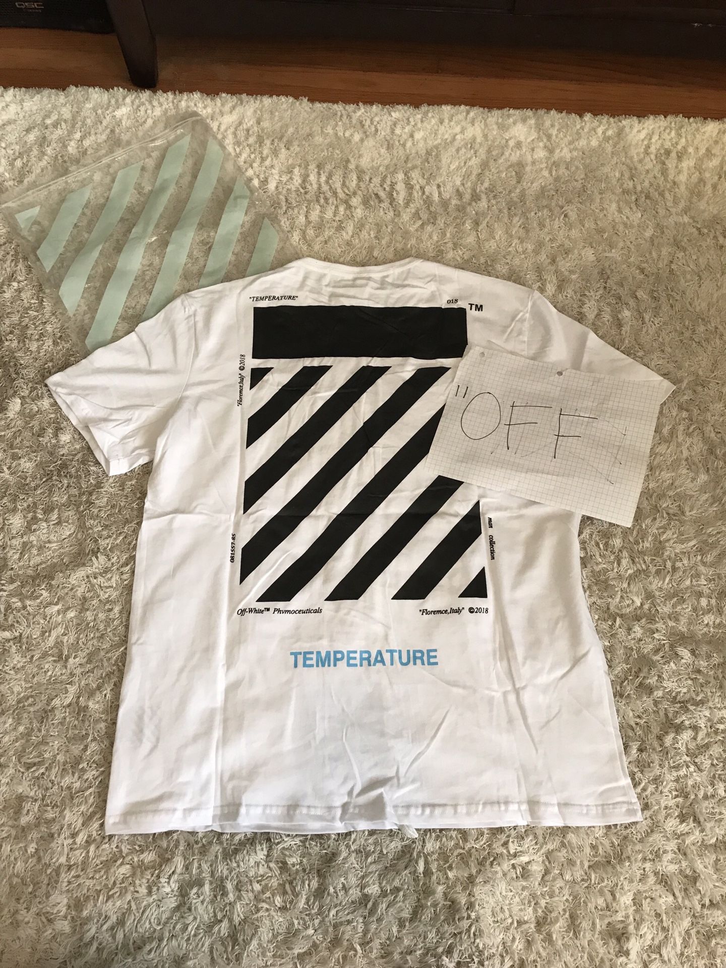 Off White Temperature Tee