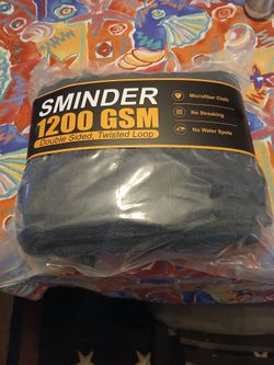 Brand new extra large 1200 gsm drying auto towel