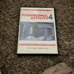 Paranormal Activity 4 DVD 