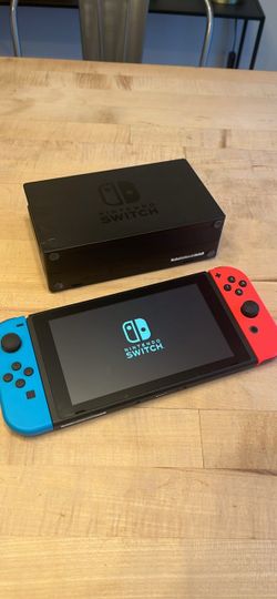Nintendo Switch with Dock and Neon Joy-Console