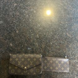 Designer Monogram Canvas Bag & Wallet Bundle (2 Piece Set)