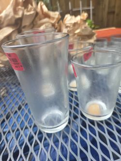 Various size glasses