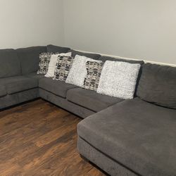 Gray Sectional 
