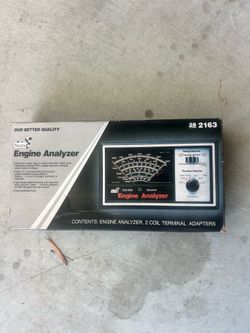 Sears vintage Engine Analyzer in Box