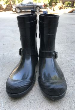 Coach rain boots size 9