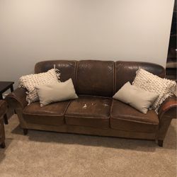 Leather Couches $350 For BOTH 