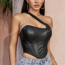 Leather Corset Top Medium