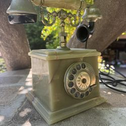 VTG Onyx Rotary Phone Made In Italy 