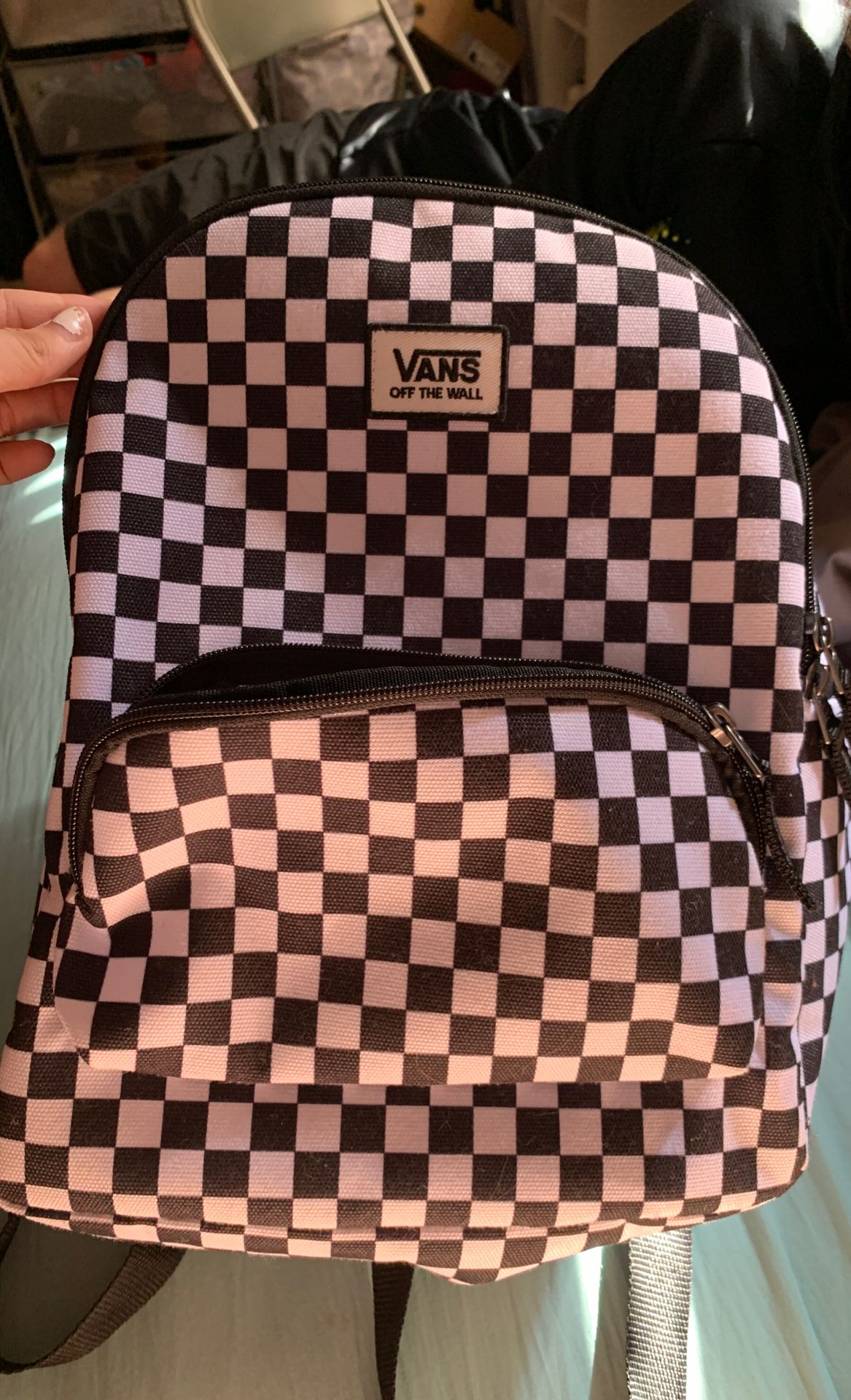 MEDIUM/SMALL SIZE VANS CHECKERED BACKPACK