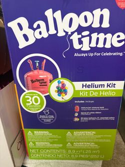 Party Balloons Helium Tank