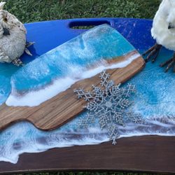 Beautiful Hand Porured Charcuterie Board 