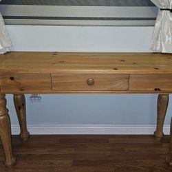 Vintage Wood Desk or Vanity