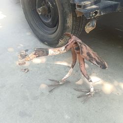 Cool Funny Silly Weird Metal Bird Stork Decoration Garden Lawn Yard Porch