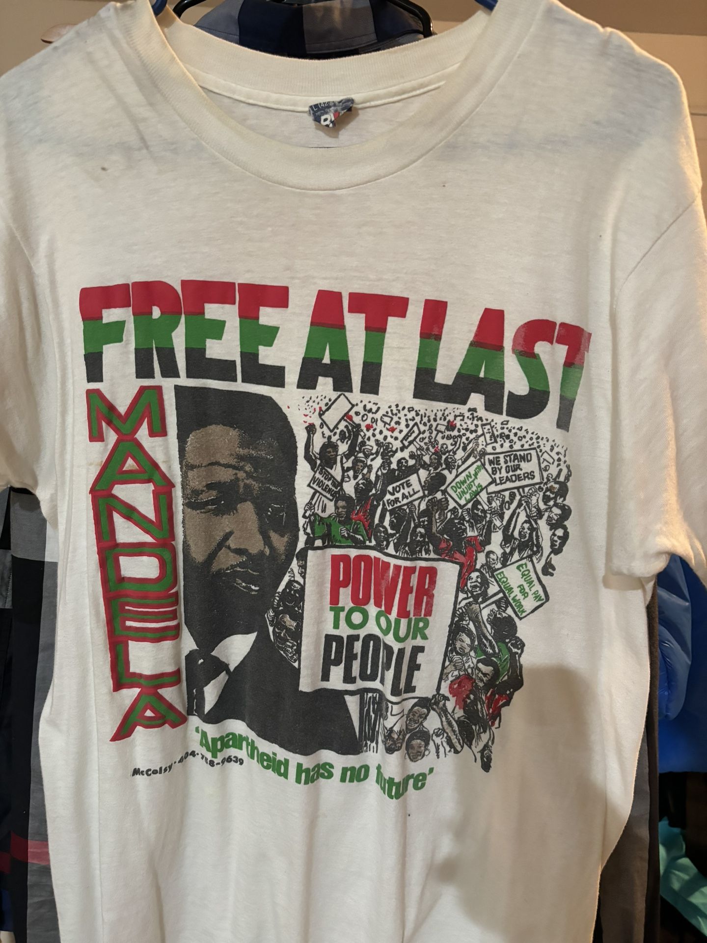 Vintage Nelson Mandela T shirt