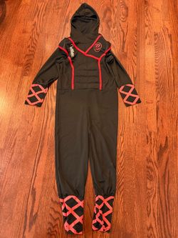 Spooktacular Creations Ninja Warrior Costume Outfit Youth Halloween Size M 7/8