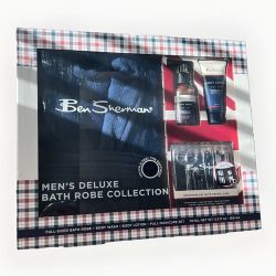 NEW Ben Sherman Men’s Deluxe Bath Robe Gift Set
