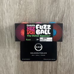 NeeDoh teenie Fuzz Ball - 3 Pack (Assorted Colors)