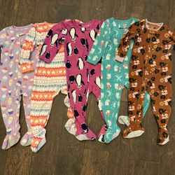 Carters Fleece Toddler Pajamas 24 Month & 2T $5 EACH