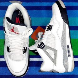 240$ Jordan 4 Retro White Cement Size 10.5 Available For Pickup Friday