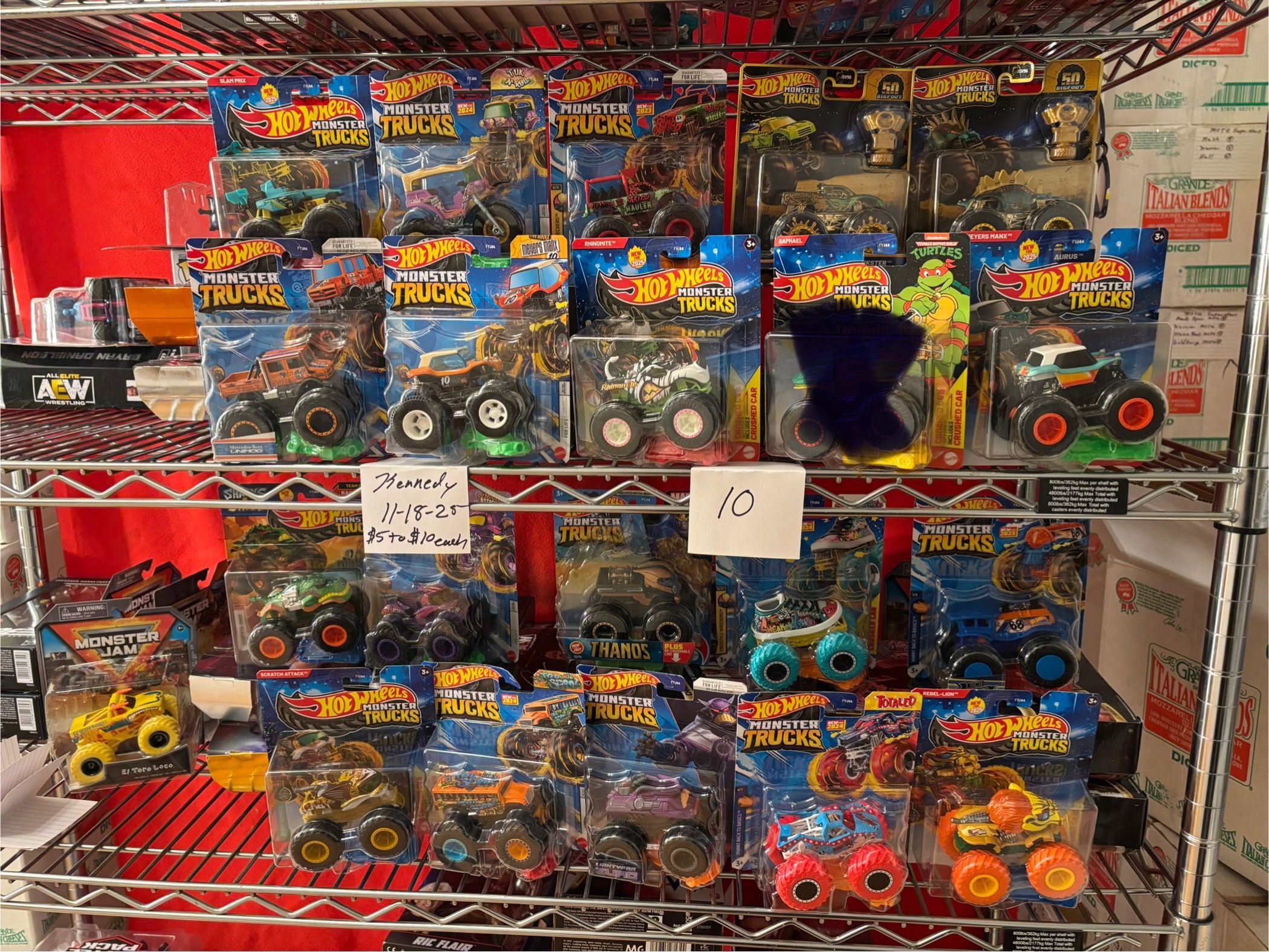 Monster Truck $5 To $25 Each Jam Hot Wheels