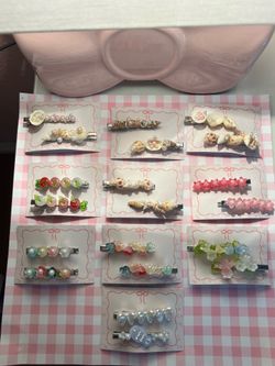Hand made hair clips