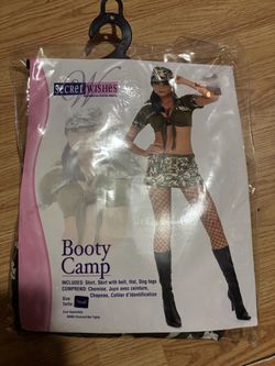 Secret Wishes Booty Camp Costume Small
