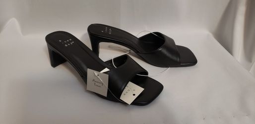 New a new day Women Black Adq81 Lindie Heels N3