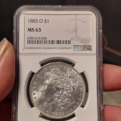 1885o Morgan Dollar 