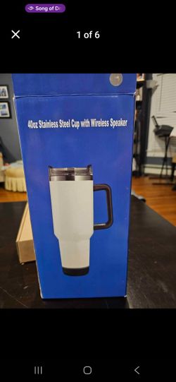 Sports Water Bottle W/ BT Speaker