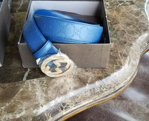 Gucci Belt gold buckle