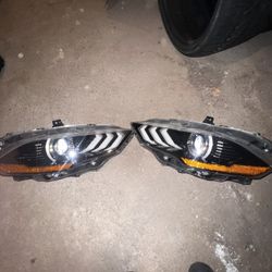 2015+ Mustang Headlights (like New)