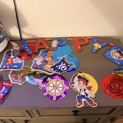 Jake and the Neverland Pirates birthday Decorations