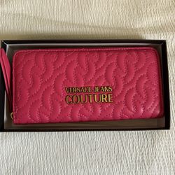 Hot Pink Versace Jeans Couture Wallet 